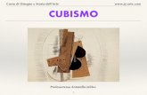 Corso di Disegno e Storia dell’Arte CUBISMO · 2020-05-05 · Le tre fasi del Cubismo La storia del Cubismo si può suddividere in tre periodi fondamentali, in base ad una evoluzione