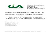 Decreto-Legge n. 18 del 17/3/2020 SCHEDE DI …...Decreto “Cura Italia” – Schede e commenti – Cia Emilia-Romagna – Versione 1.0 – 18/3/2020 5 Art. 21 (Trattamento di assegno