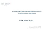 Il ruolo di SIMEST nei processi di …...internazionalizzazione delle PMI e Mid-cap - F.do 295/73: sostegno al trade finance delle imprese italiane – risorse MISE interest rate make