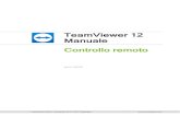 TeamViewer Manuale Controllo remoto · Tutte le connessioni TeamViewer sono crittografate in modo estremamente sicuro e protette da un eventuale accesso da parte di terzi. Per informazioni