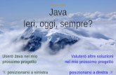 Java & Cloud Java Ieri, oggi, sempre? · 2019-04-17 · TIOBE Programming Community Index Source: 2016 Java Python — Visual Basic .NET JavaScript — SQL Objective-C 2018 2008 2014