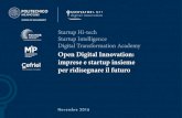 Startup Hi-tech Startup Intelligence Digital ......RIceRca DeLL’OsseRvatORIO staRtUP HI-tecH 2016 Gli investimenti in startup hi-tech italiane nel 2016 Nel 2016 gli investimenti
