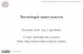 Tecnologie open-source - MathUniPDbellio/tecnologie open source - 0 - index.pdfCorso di Laurea Magistrale in Informatica, Università di Padova Tecnologie open-source, Anno accademico