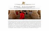 INDIA RAJASTHAN...INDIA - RAJASTHAN Tradizioni del deserto del Thar Lungo sentieri poco battuti tra gioielli architettonici e comunità pastorali 12 giorni - in hotel, resort e residenze
