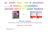 Michele Melegari - Piante officinali€¦ · Succo ottenuto per incisione delle capsule immature della pianta Papaver somniferum: trasuda la linfa che viene raccolta e si rapprende