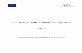 ACCORDO DI PARTENARIATO 2014-2020 ITALIAformazionelavoro.regione.emilia-romagna.it/sito... · intervento della programmazione 2014-2020 illustrati nel paragrafo 1.3, si è posta grande