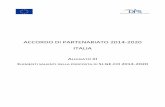 ACCORDO DI PARTENARIATO ITALIA - Formazione e lavoro ACCORDO DI PARTENARIATO 2014â€گ2020 4 Il provvedimento