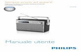 Manuale utente - Philips · Sempre pronti ad aiutarti Registrare il prodotto e richiedere assistenza all'indirizzo AE5020 Domande? Contatta Philips. IT 1 Sommario Sommario 1 Importante
