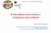 Il microbiota intesnale e il sistema immunitarioceceditore.com/wp-content/uploads/2015/10/Annamaria-Ca...3) Sviluppo del sistema immunitario innato ed adaavo e mantenimento della tolleranza