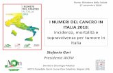 Incidenza, mortalità e sopravvivenza per tumore in Italia · I NUMERI DEL CANCRO IN ITALIA 2018. AIOM-AIRTUM-Fondazione AIOM-PASSI (ww.aiom.it) altre cause Carcinoma del colon-retto