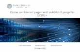 Come cambiano i pagamenti pubblici: il progetto SIOPE+ · pubbliche Sistema informativo ... rendere più facilmente paragonabili e maggiormente contendibili i servizi di tesoreria