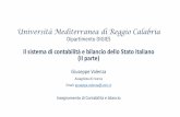 Università Mediterranea di Reggio Calabria€¦ · componen1, al veriﬁcarsi di even1 eccezionali. Ogni legge che impor1 nuovi o maggiori oneri provvede ai mezzi per farvi fronte…»