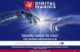 DIGITAL MADE IN ITALY · 2016-07-12 · innovazione con le eccellenze italiane del made in italy il piÙ grande innovation hub per il digital made in italy con talent garden e tamburi