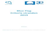 Blue Flag Criteria stranden 2019 - GoodPlanet Belgium · Criterium 5: Er is een informatiepaneel met een plattegrond van het strand, waarop de voorzieningen in pictogrammen staan