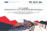 U-LAB PROGETTI SPERIMENTALI · U-Lab è un laboratorio di pratiche partecipative dedicato alla Zona Universitaria finanziato dal Progetto ROCK Regeneration and Optimization of Cultural
