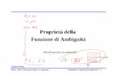 Proprietà della Funzione di Ambiguità · Sistemi Radar RRSN – DIET, Università di Roma “La Sapienza” PROPRIETA’ FUNZIONE DI AMBIGUITA’ – 3 Funzione di ambiguità (VIII)