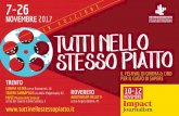 novembre 2017 edizione - Alberghiero Trentino · Un nUovo progetto che coniUga giornaliSmo e advocacy. il corso si terrà a trento da venerdì 10 a domenica 12 novembre 2017 organizzato