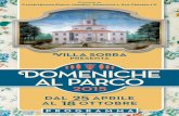 DOMENICHE AL PARCO - Home - Villa Sorra · Castelfranco Emilia, Modena, Nonantola, San Cesario s.P. dal 25 aprile al 18 ottobre VILLA SORRA presenta DOMENICHE AL PARCO 2015 PROGRAMMA.