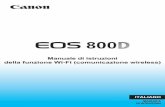 Manuale di istruzioni della funzione Wi-Fi (comunicazione ...abcfotografia.com/.../2019/06/...EOS_800D_ITALIANO.pdf · Questa fotocamera è compatibile con la funzione NFC (Near Field
