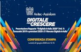 Presentazione Rapporto “Il digitale in Italia 2020” (Vol. 1) … · 2020-06-22 · Presentazione Rapporto “Il digitale in Italia 2020” (Vol. 1) Consuntivi 2019 e previsioni