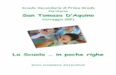 Scuola Secondaria di Primo Grado Paritaria San Tomaso D’Aquino€¦ · lezione nei suoi diversi aspetti: ordine del giorno, presentazione dell’argomento, lettura e comprensione