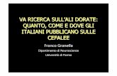 SISC | Società Italiana per lo Studio delle Cefalee Lettura protetto... · 2018-06-06 · Title (Microsoft PowerPoint - prova B Diapo Granella VA RICERCA SULL ALI DORATE.ppt) Author:
