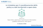 Le iniziative per il coordinamento delle policy su dati …eventipa.formez.it/sites/default/files/allegati_eventi/...2018/10/09  · INSPIRE • Pubblicato nell'ambito delle attività