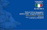 Monitoraggio attività legislativa - MSP Italia...2017/01/02  · 5 mitato Italiano Paralimpico relativamente alle spe-se per la promozione e lo sviluppo della pratica sportiva di