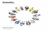 Human Capital I nostri servizi - Deloitte United Statespersone che sia coerente, sinergica e costanetmente allineata con gli obiettivi strategici e di business. Tre macro aree di offerta