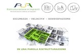 SICUREZZA - Ristrutturazione impianti ed edilizia COSA FACCIAMO: Progettazione architettonica: ristrutturazioni, ampliamenti, restyling unità commerciali Progettazione di impianti