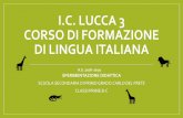 I.C. LUCCA 3 CORSO DI FORMAZIONE DI LINGUA ITALIANA · vero, sono io che ci vedo doppio 2 1 3 2-Descrizione 1-Presentazione. Analisi parte 3: Gi Raffa nel branco ...