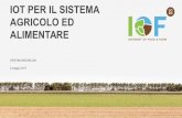 IOT PER IL SISTEMA AGRICOLO ED ALIMENTARElifeagricare.eu/images/IoF2020-Micheloni.pdf · 2019-05-13 · MVP1 Initial Deployment MVP2 First Release DEMO Large scale MVP3 Second Release