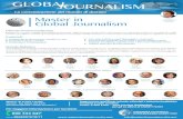 GLOBAJLO URNALISM · Global Journalism Fare giornalismo oggi: linguaggi e strumenti Giornalismo globale: Stati Uniti, Francia, Regno Unito, Spagna, Germania, Olanda, Asia e Paesi