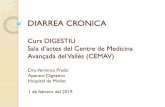 DIARREA CRONICA - Acadèmia de Ciències Mèdiques i de la ...€¦ · Tipo 4: Como una salchicha o una serpiente, lisa y suave ... Inspección anal (fisuras, fístulas), tacto rectal