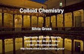 Colloid Chemistry · Silvia Gross –Chimica dei Colloidi – Laurea Triennale in Chimica Colloid steric stabilisation: ruling factors Flory, P. J. (1953) Principles of Polymer Chemistry.