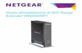 WN2000RPT WiFi Range Extender Installation Guide › files › GDC › WN2000...Creare un nome (SSID) per la rete wireless dell'extender nel campo 2.4GHz Network Name (SSID) (Nome
