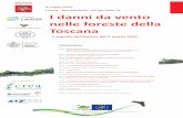 danni vento exp - WordPress.com · I danni da vento nelle foreste della Toscana a seguito dell’evento del 5 marzo 2015 4 Luglio 2016 Firenze - Sant’Apollonia - Via San Gallo,