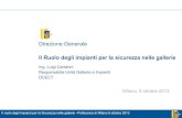 Direzione Generale › Documenti › Convegno › Carrarini.pdfIl ruolo degli impianti per la Sicurezza nelle gallerie –Politecnico di Milano 8 ottobre 2013 Analisi di Rischio Criteri