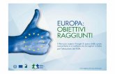 presentazione evento Sorgi - Regione Abruzzo · Livello di certificazione del Programma Target UE dicembre 2013 81 milioni di Euro Quota UE certificata ... confidi beneficiari, €11.623.020