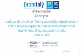 Presentazione standard di PowerPoint · organizzato da Estratto dalla presentazione del Presidente AOPA Italia al DRONITALY 2018 «EFFICIENZA Piloti e Operatori hanno evidenziato