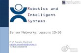 Sensor Networks: Lessons 15-16 - RIS · Sensor Networks: Lessons 15-16 Prof. Sabato Manfredi sabato.manfredi@unina.it +390817683845