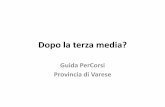 Guida PerCorsi Provincia di Varese … · adeguate nei processi operativi per la realizzazione di prodotti audiovisivi e multimediali Conoscere le linee di sviluppo tecniche e concettuali