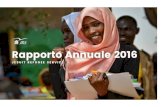 Rapporto Annuale 2016 - JRS › wp-content › uploads › 2018 › 10 › AR2016_ITA_LowRe… · informatica, lingua, cucito e formazione agli insegnanti che possano aumentare le