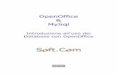 OpenOffice & MySql · OpenOffice & MySql – Revisione 1.2 – Aprile 2005 cartella di nome c:\programmi\Openoffice.org1.1.0. Da questo percorso, ogni utente del PC deve lanciare