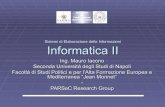 Sistemi di Elaborazione delle Informazioni Informatica II · Informatica II - Mauro Iacono - Seconda Università di Napoli 4 Stili in HTML 4 HTML 4 introduce un meccanismo di isolamento
