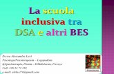 La scuola inclusiva tra DSA e altri BES · La scuola inclusiva tra DSA e altri BES • Gli alunni con DSA e altri BES: definizione, individuazione, comunicazione con la famiglia •