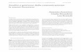 Analisi e gestione della comunicazione: le nuove frontiere › bitstream › 10077 › ... · Per quanto riguarda la comunicazione isti-tuzionale pubblica, la legge 150 del 2000 ha