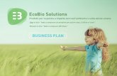 EcoBio Solutions · EcoBio Solutions Srl è una Società Innovativa operante nei settori ecologia e ambiente, in particolare nello sviluppo di prodotti per la pulizia a impatto zero