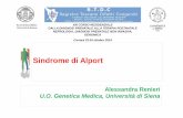 Sindromedi Alportrtdc.it/Download/Presentazioni_XIII/Renieri.pdf · 2015-03-19 · syndrome, X-linkedmental retardationand othergeneticdiseases Cell linesand DNA bankof hereditarycancers