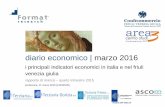 diario economico | marzo 2016 · 2016-03-11 · diario economico | marzo 2016 i principali indicatori economici in italia e nel friuli venezia giulia rapporto di ricerca –quarto